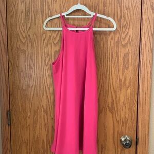 SHEIN Pink Sleeveless Dress